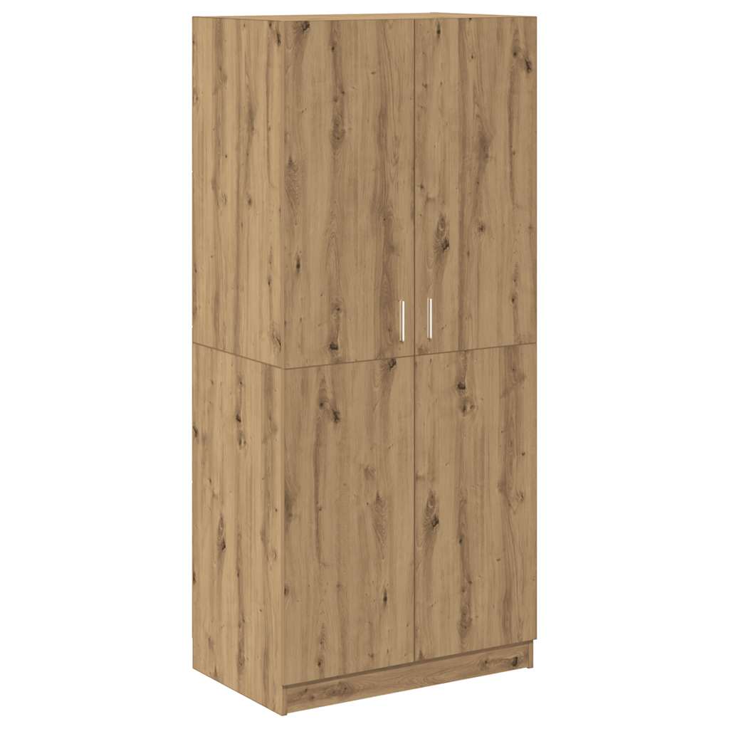 Stockholm Kledingkast – Naturel Eikenlook - Nordexa Home