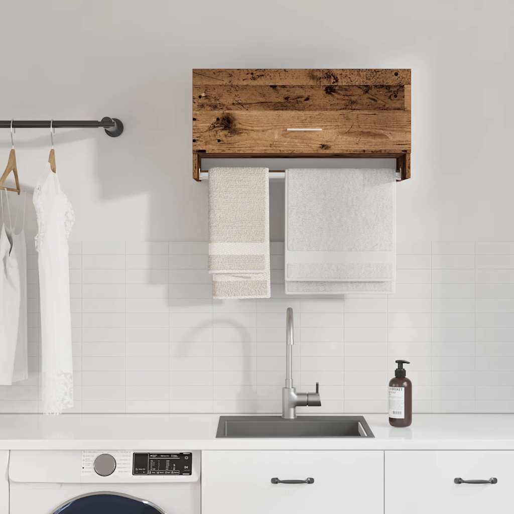 Vintage Kledingkast Bergen – Oud Hout - Nordexa Home