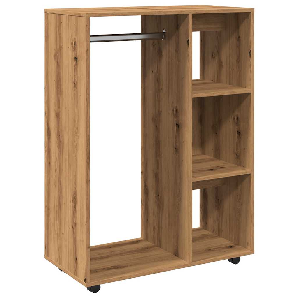 Oslo Compact Kledingkast – Eikenkleur - Nordexa Home