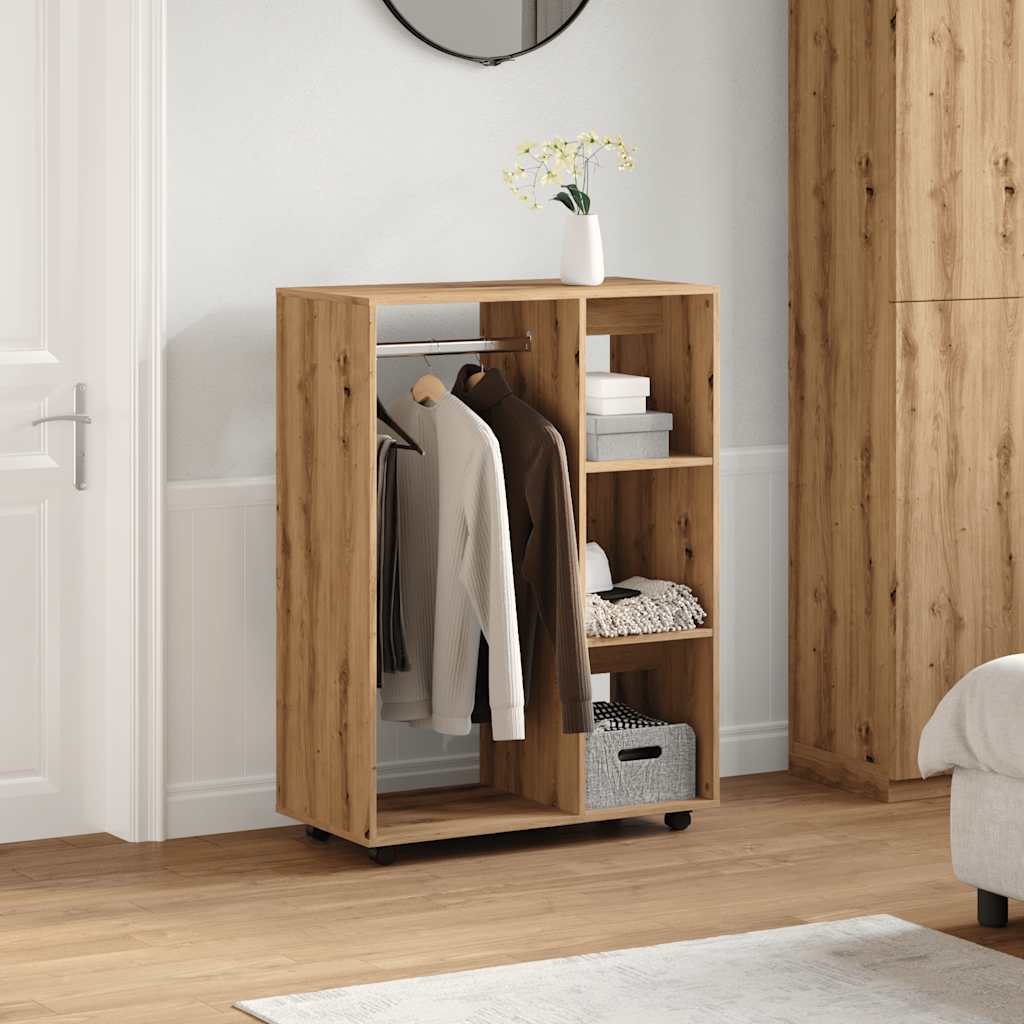 Oslo Compact Kledingkast – Eikenkleur - Nordexa Home