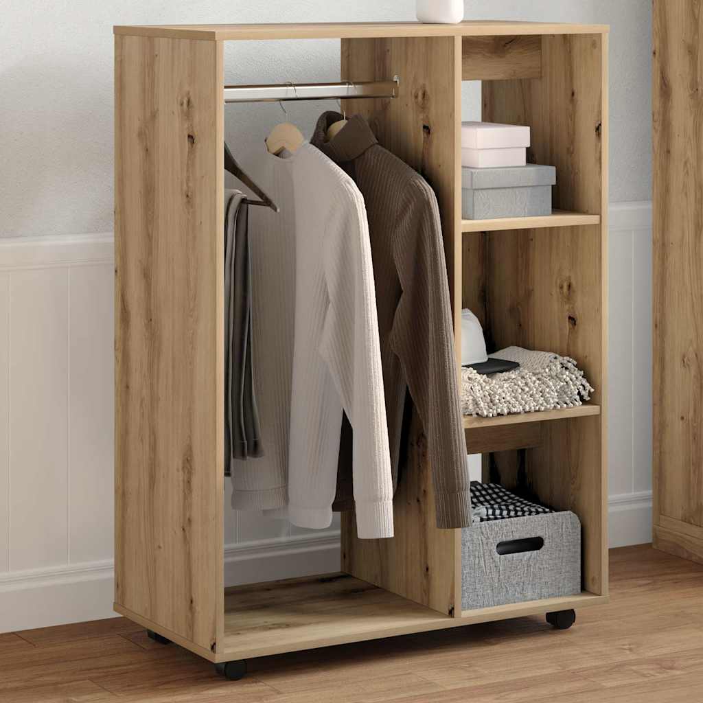 Oslo Compact Kledingkast – Eikenkleur - Nordexa Home