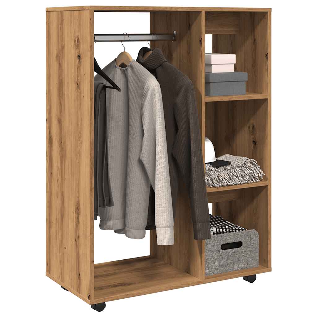 Oslo Compact Kledingkast – Eikenkleur - Nordexa Home