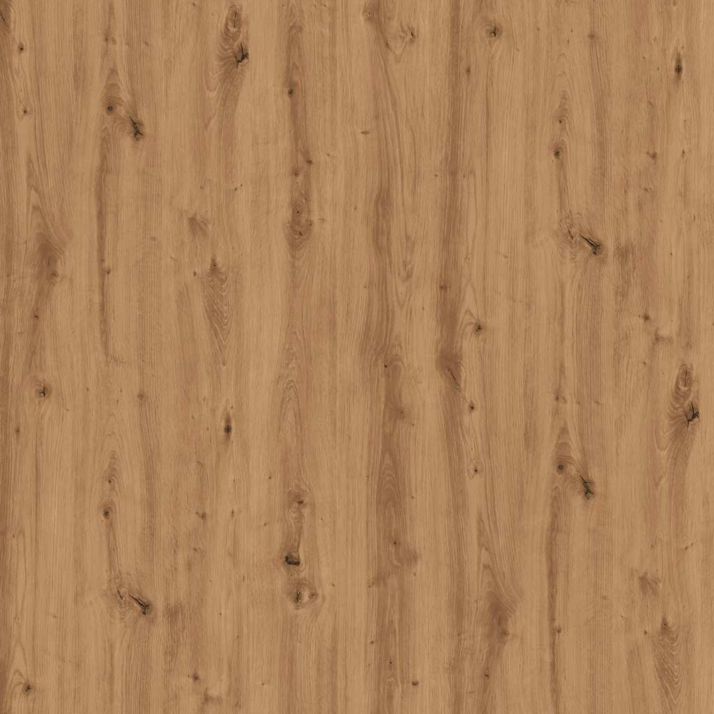 NordexaHome Design Salontafel – Massief Bewerkt Hout in Eikenkleur (55,5×55×45 cm) - Nordexa Home