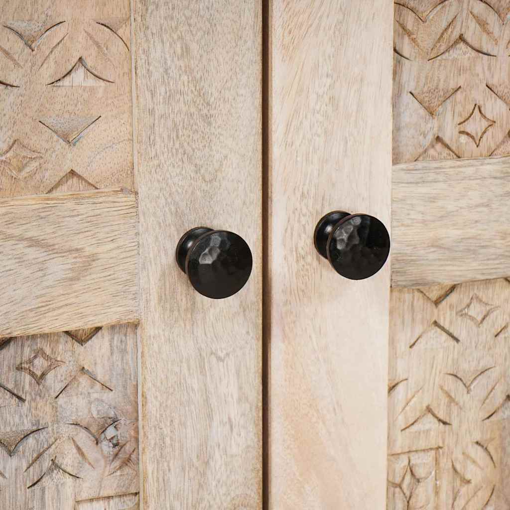Dressoir Met Plank Wit – Massief Mangohout | Nordexahome - Nordexa Home