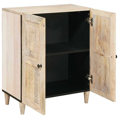 Dressoir Met Plank Wit – Massief Mangohout | Nordexahome - Nordexa Home