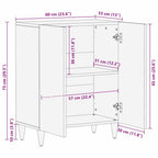Dressoir Met Plank Wit – Massief Mangohout | Nordexahome - Nordexa Home