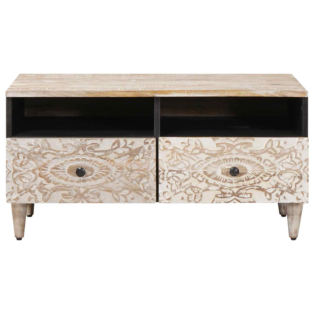 Salontafel Met Lade  – Massief Mangohout | Nordexahome - Nordexa Home