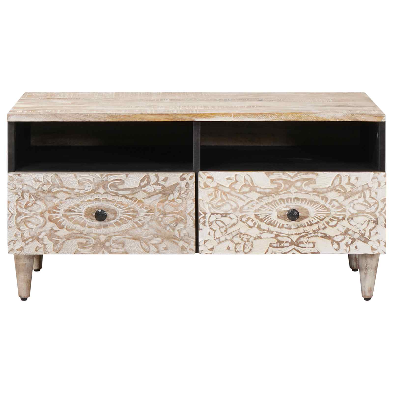 Salontafel Met Lade  – Massief Mangohout | Nordexahome - Nordexa Home