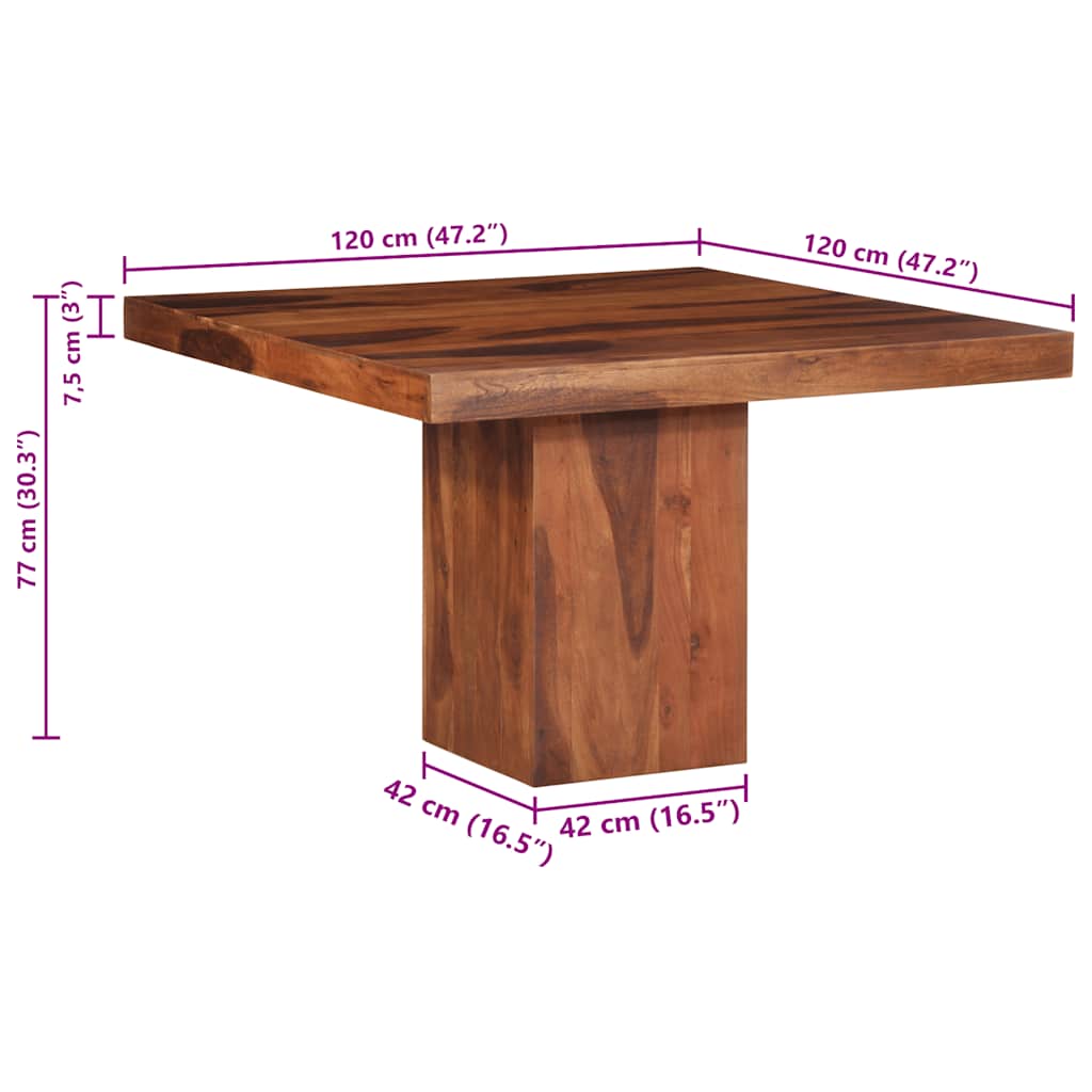 Eettafel Massief Acaciahout - Nordexa Home