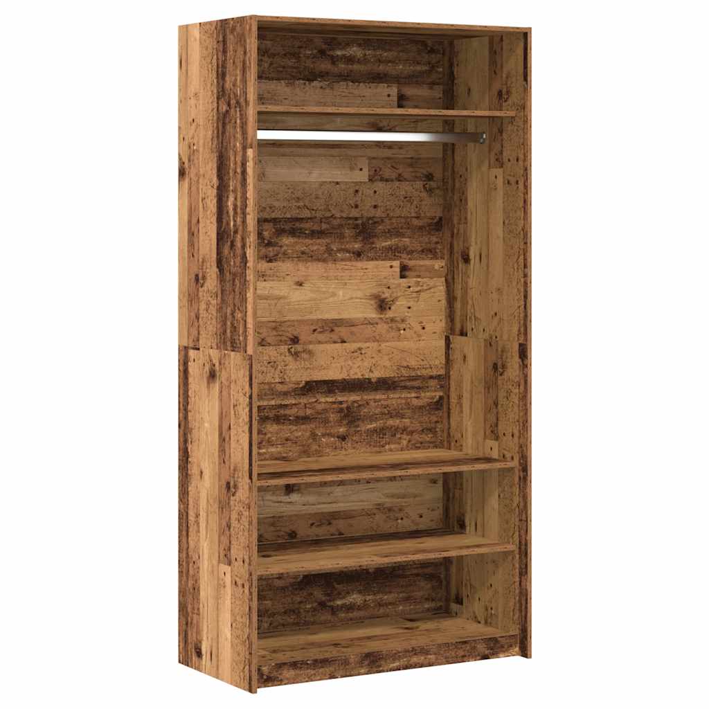 Kledingkast Bewerkt Hout Oud Hout - Nordexa Home
