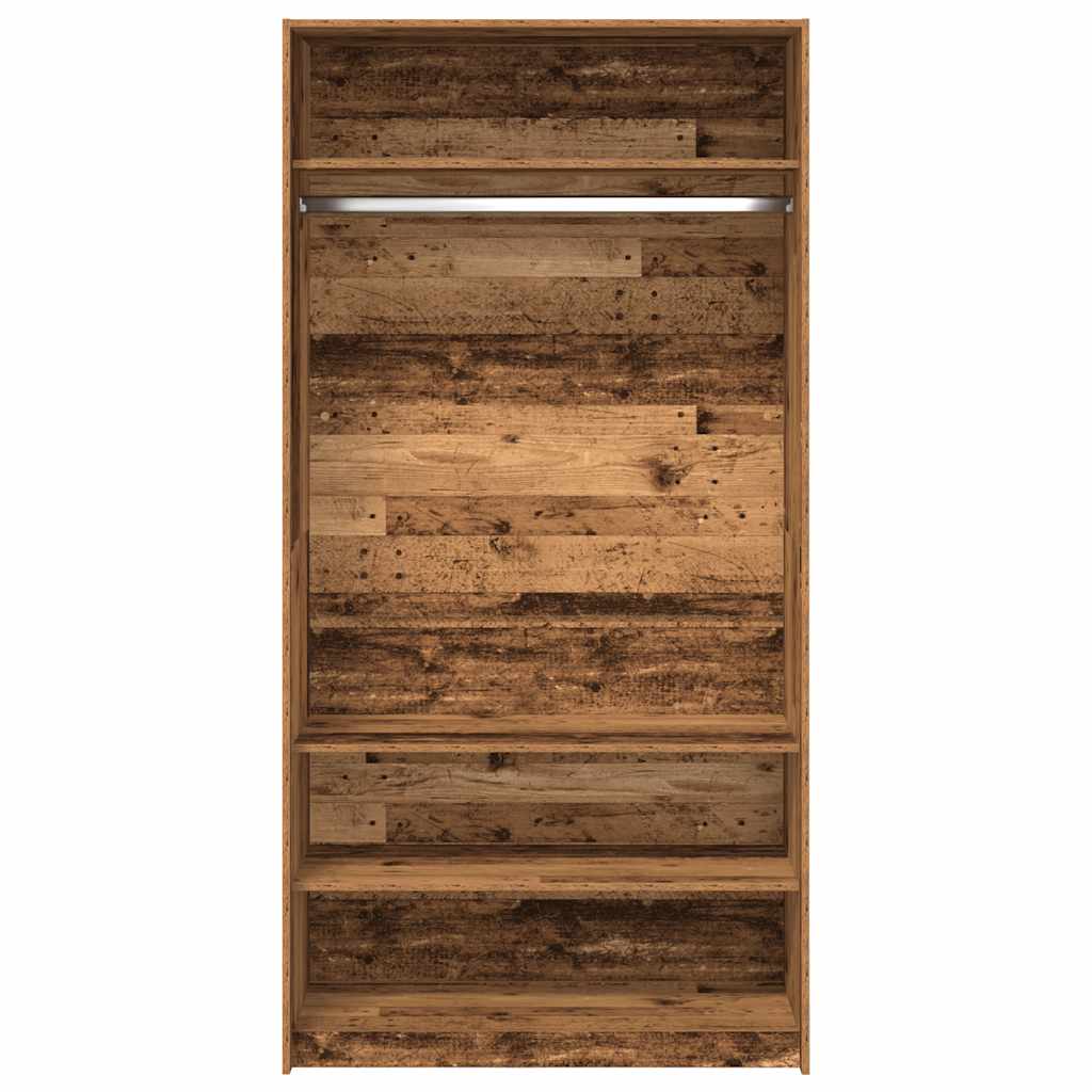 Kledingkast Bewerkt Hout Oud Hout - Nordexa Home