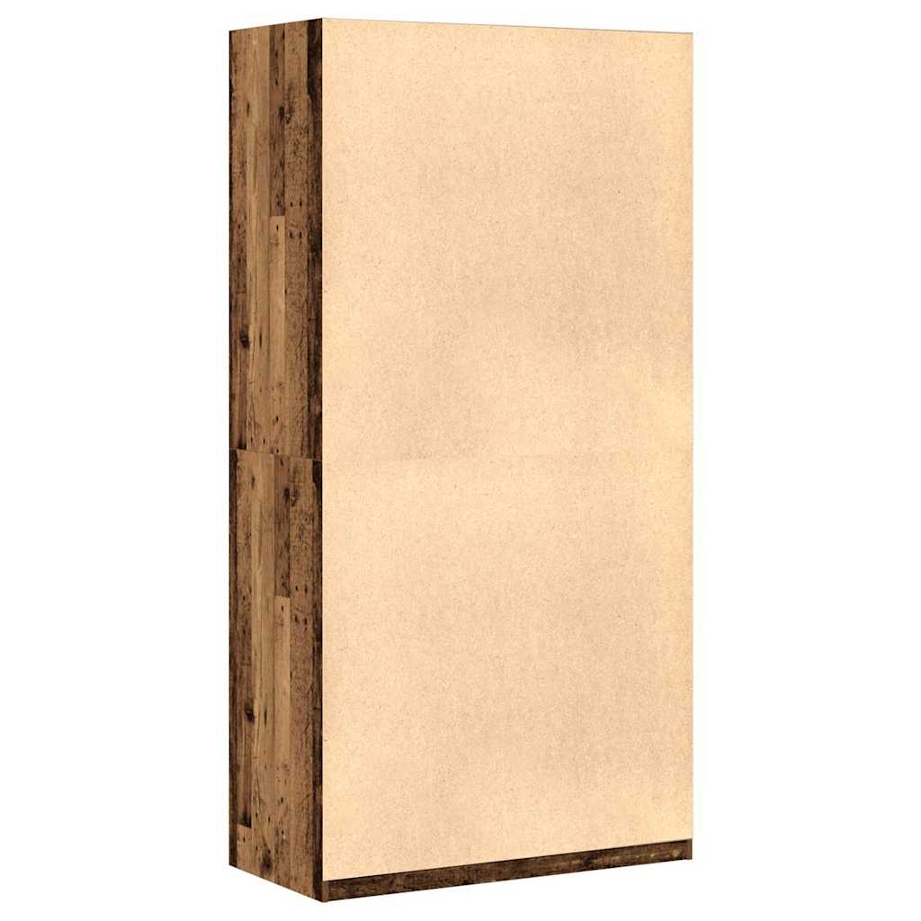 Kledingkast Bewerkt Hout Oud Hout - Nordexa Home