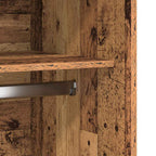 Kledingkast Bewerkt Hout Oud Hout - Nordexa Home