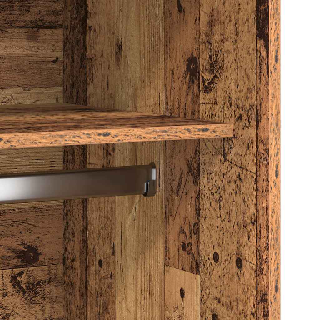 Kledingkast Bewerkt Hout Oud Hout - Nordexa Home