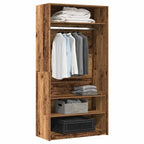 Kledingkast Bewerkt Hout Oud Hout - Nordexa Home
