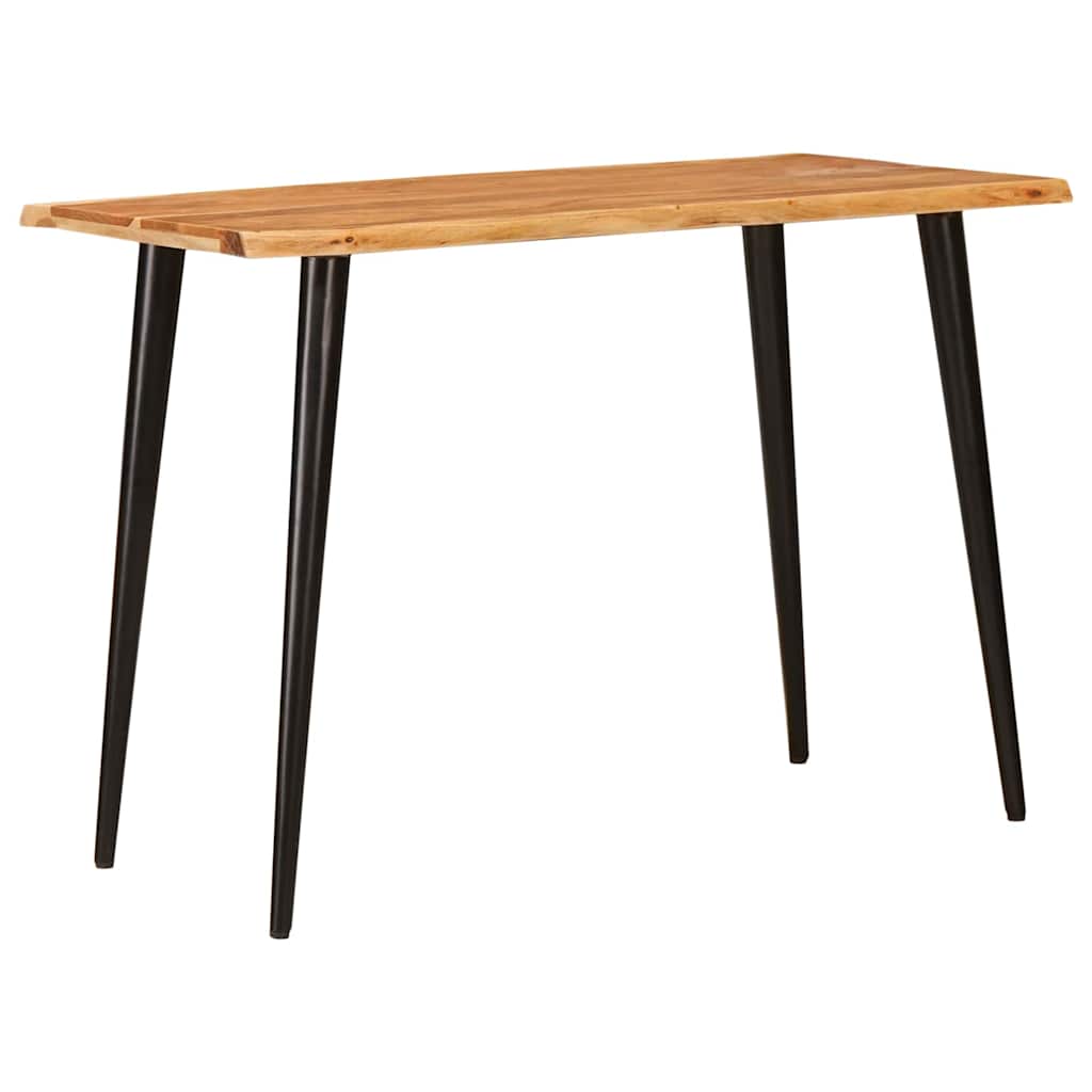 Eettafels Bruin En Zwart 110 X 55 X 78 Cm Massief Mango Hout - Nordexa Home
