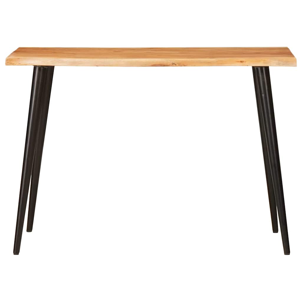Eettafels Bruin En Zwart 110 X 55 X 78 Cm Massief Mango Hout - Nordexa Home