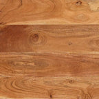 Eettafels Bruin En Zwart 110 X 55 X 78 Cm Massief Mango Hout - Nordexa Home