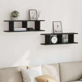 Wandplanken Spaanplaat Zwart Eiken | Nordexahome - Nordexa Home