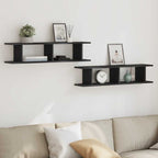 Wandplanken Spaanplaat Zwart Eiken | Nordexahome - Nordexa Home