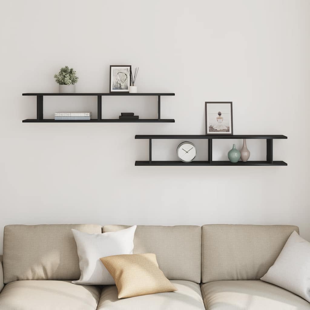 Wandplanken Spaanplaat Zwart Eiken | Nordexahome - Nordexa Home