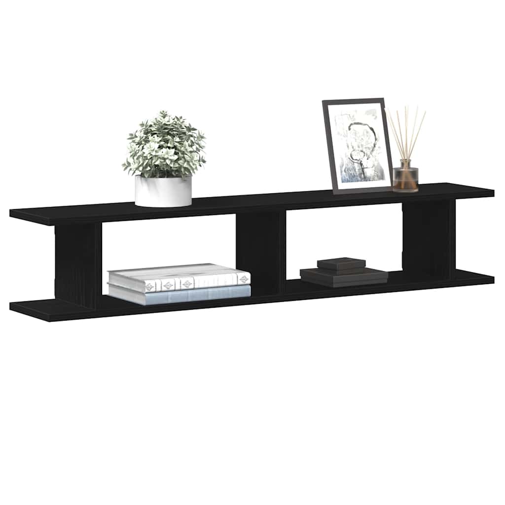 Wandplanken Spaanplaat Zwart Eiken | Nordexahome - Nordexa Home