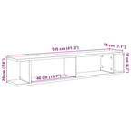 Wandplanken Spaanplaat Zwart Eiken | Nordexahome - Nordexa Home