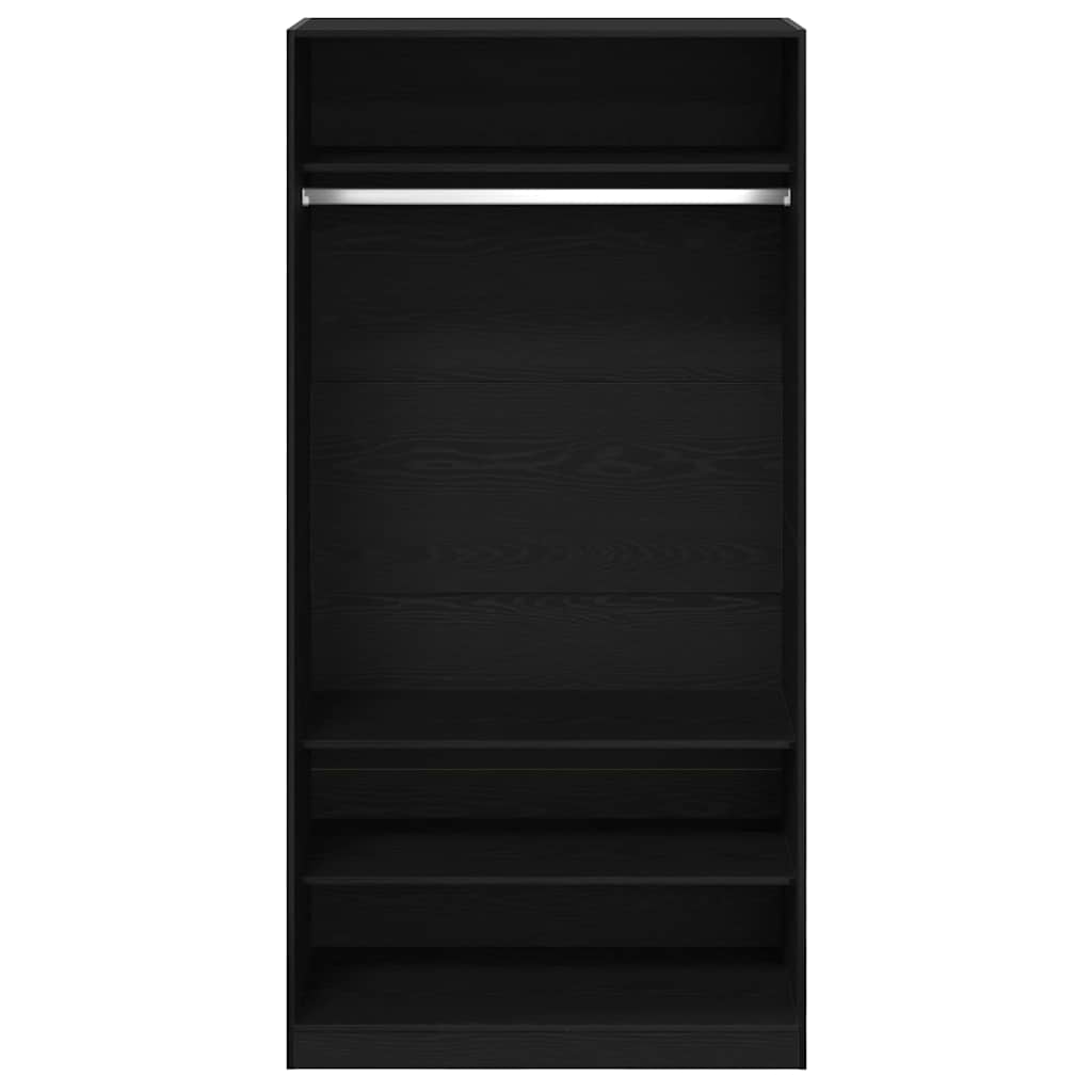 Zwart Eiken Kledingkast Copenhagen - Nordexa Home