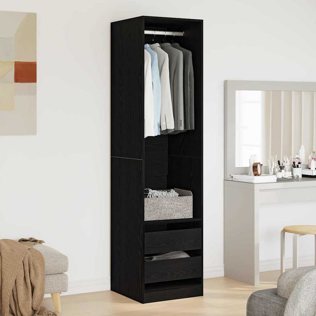 Zwart Eiken Kledingkast Copenhagen - Nordexa Home