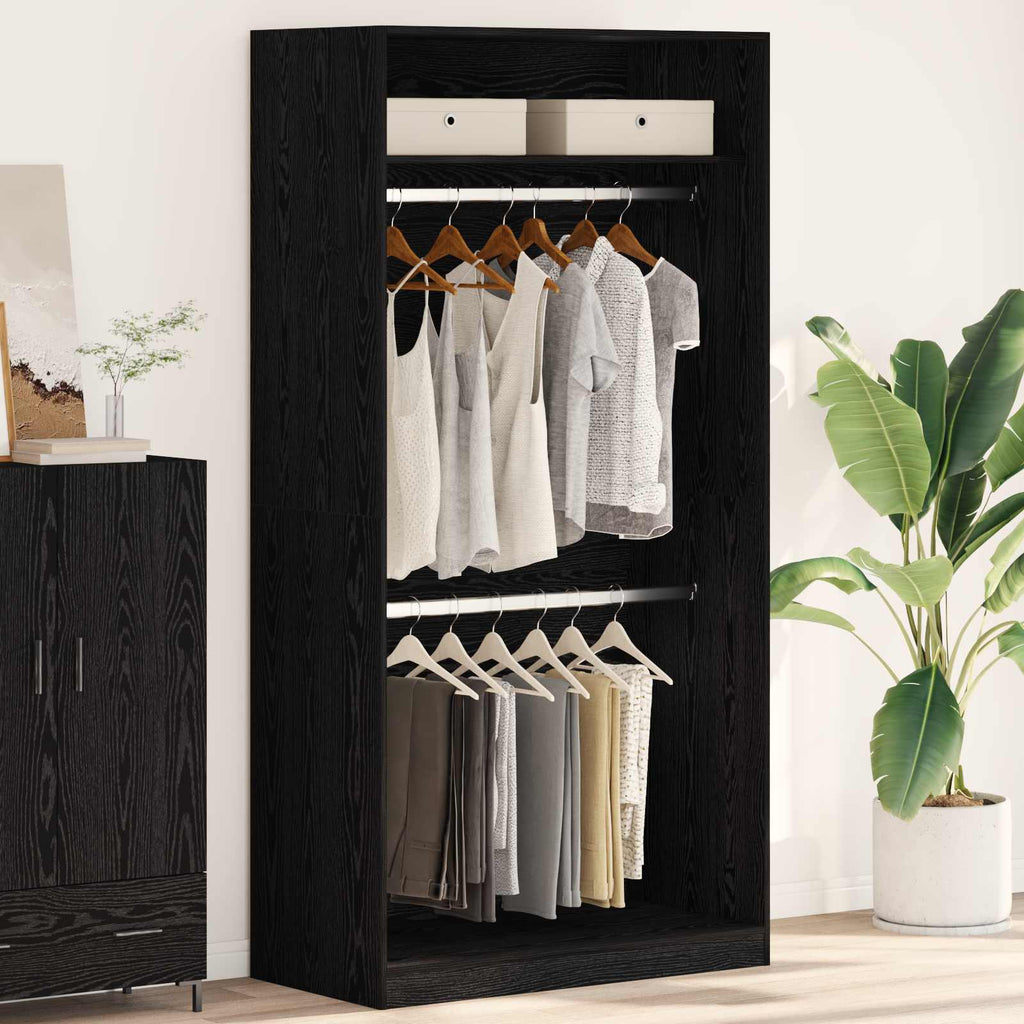 Zwart Eiken Kledingkast Copenhagen - Nordexa Home