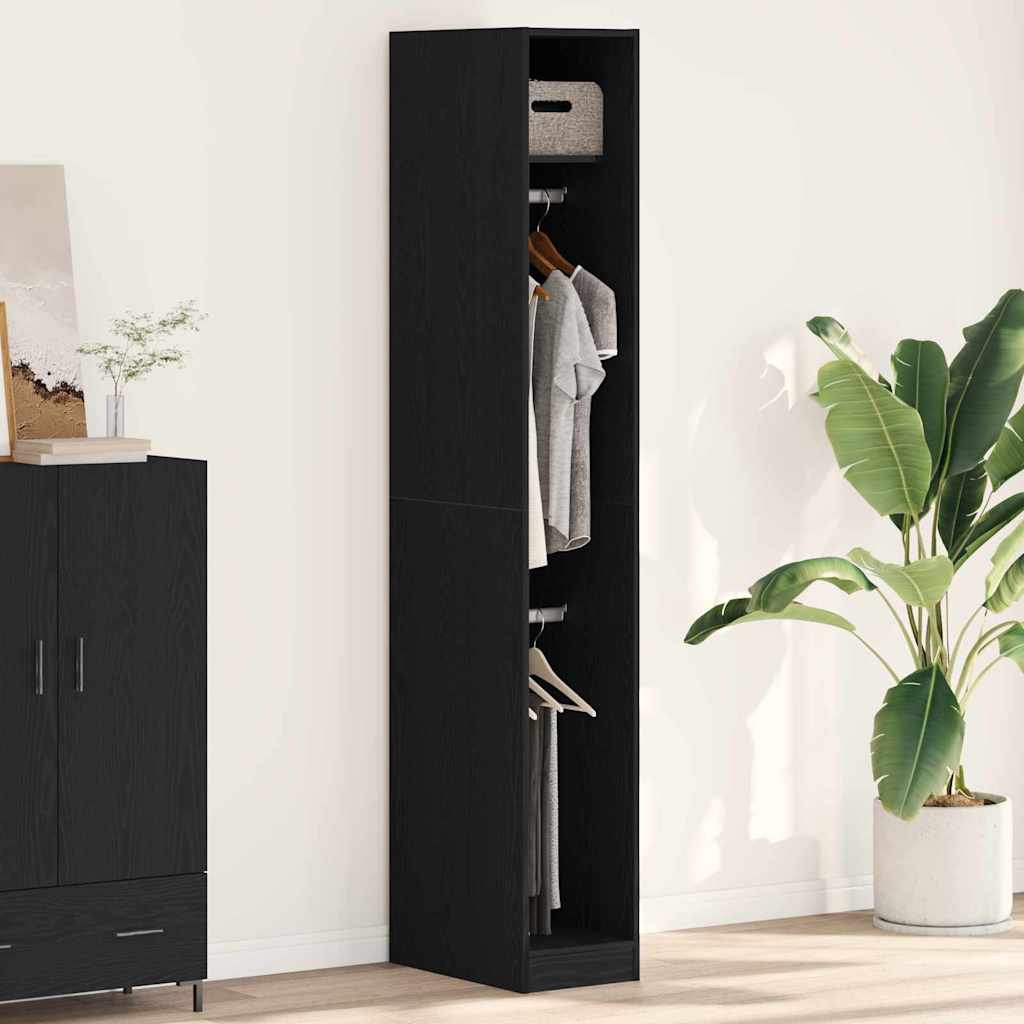 Zwart Eiken Kledingkast Copenhagen - Nordexa Home