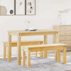 3 - Delige Eethoek Panama Massief Grenenhout Naturel | Nordexahome - Nordexa Home