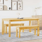 3 - Delige Eethoek Panama Massief Grenenhout Naturel | Nordexahome - Nordexa Home