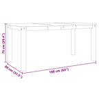 3 - Delige Eethoek Panama Massief Grenenhout Wit | Nordexahome - Nordexa Home