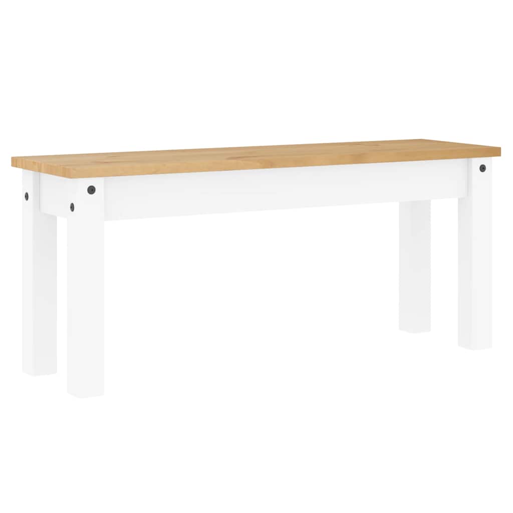 4 - Delige Eetset Panama Massief Grenenhout Wit | Nordexahome - Nordexa Home