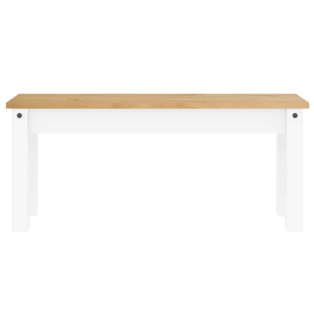 4 - Delige Eetset Panama Massief Grenenhout Wit | Nordexahome - Nordexa Home
