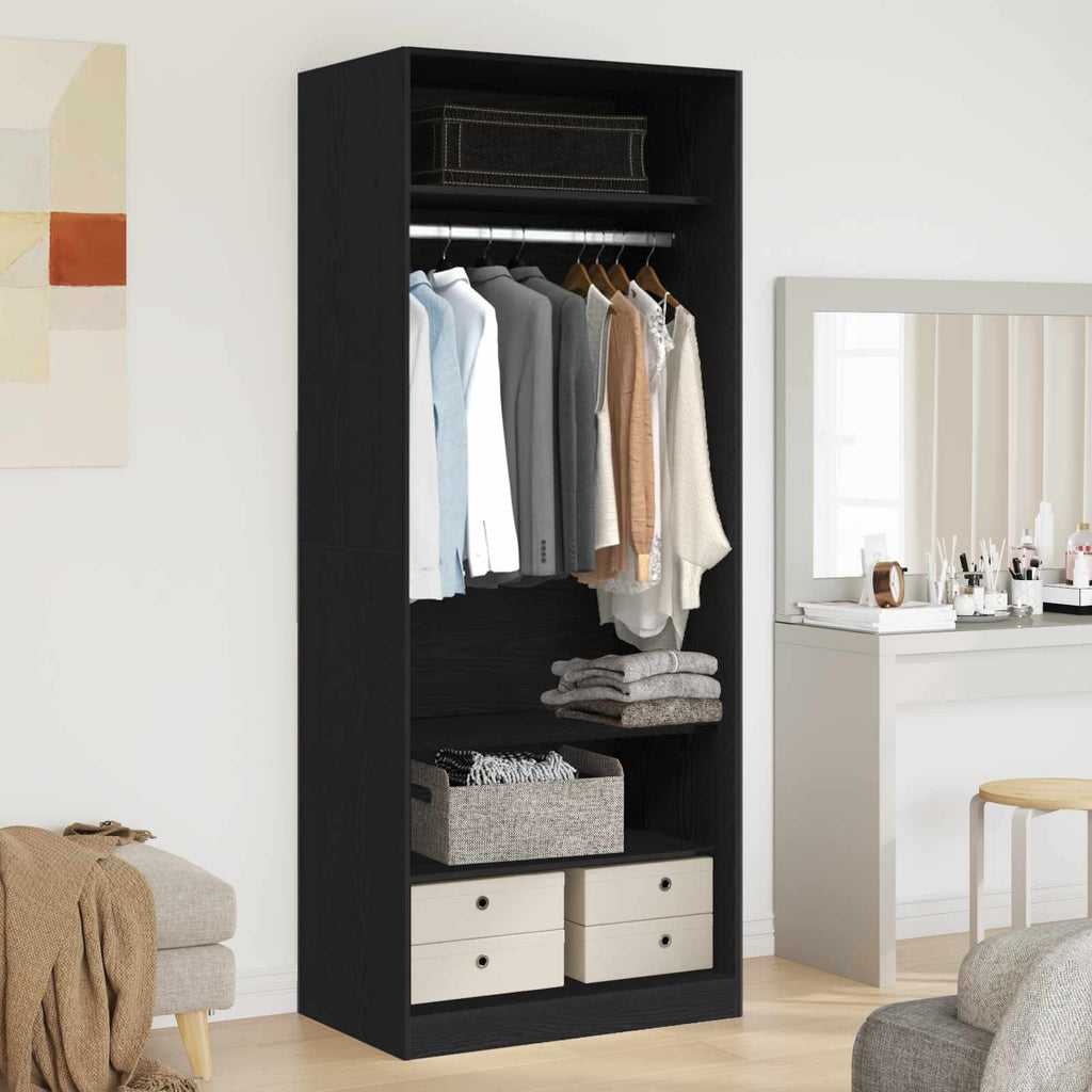 Zwart Eiken Kledingkast Copenhagen - Nordexa Home