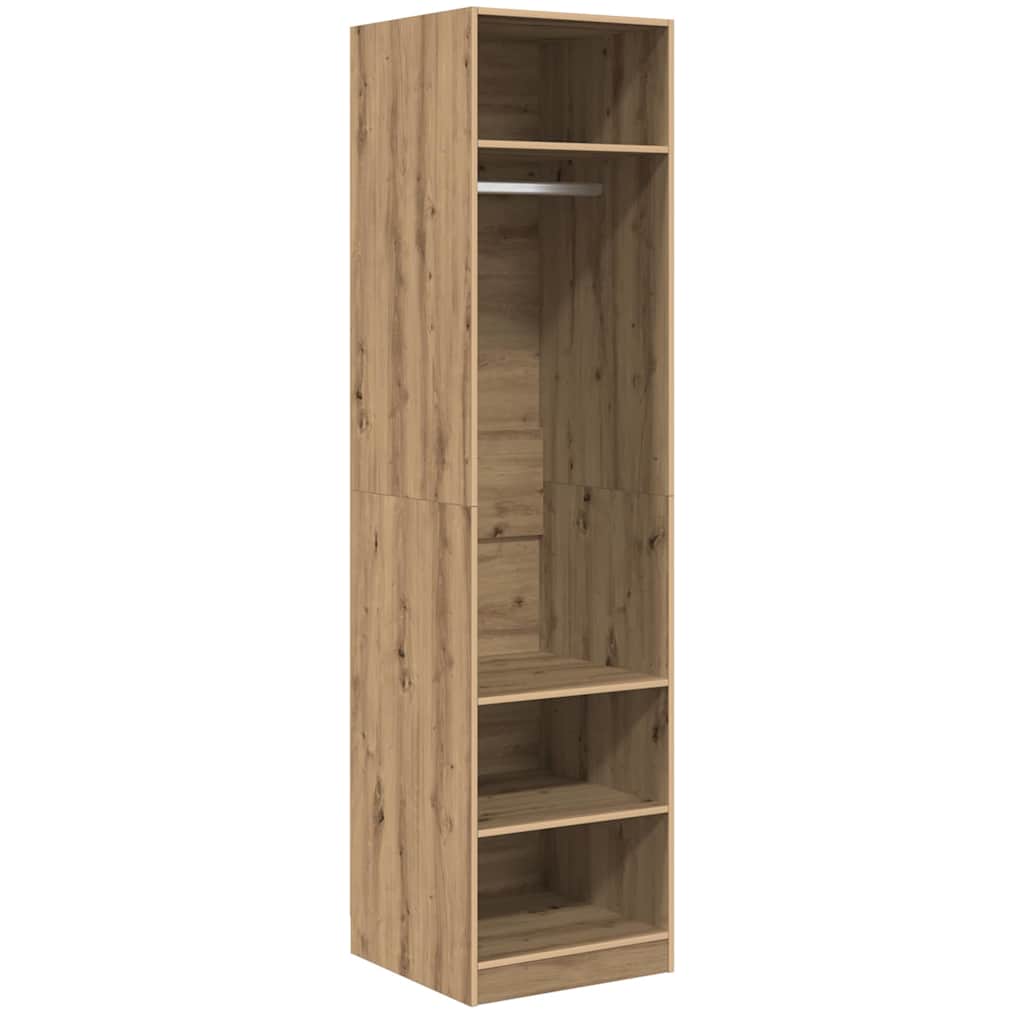 Kledingkast En Bewerkt Hout Artisan Eik - Nordexa Home