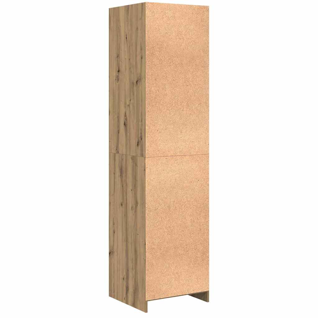 Kledingkast En Bewerkt Hout Artisan Eik - Nordexa Home