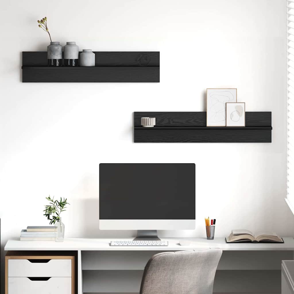 Wandplanken 4‑delig 80×11,5×18 cm – Bewerkt Hout | Nordexahome - Nordexa Home