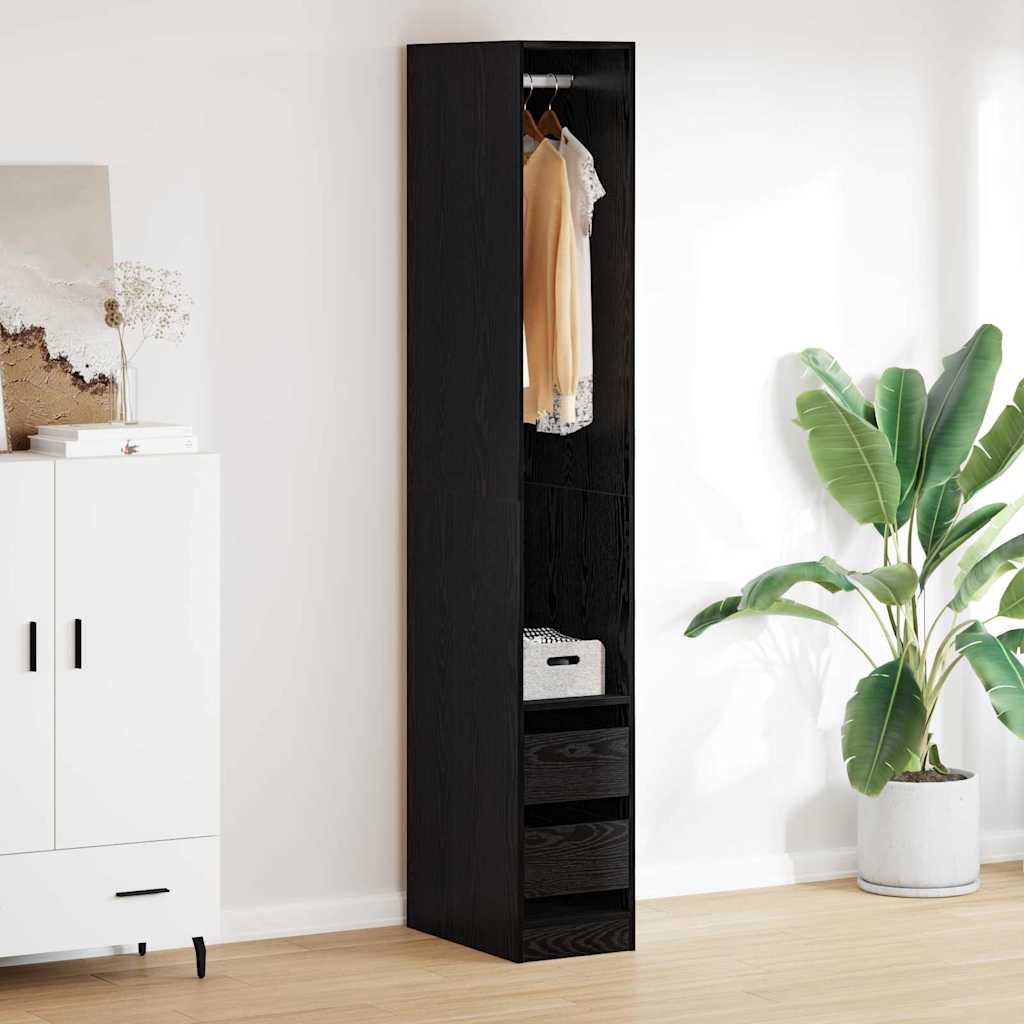 Zwart Eiken Kledingkast Copenhagen - Nordexa Home