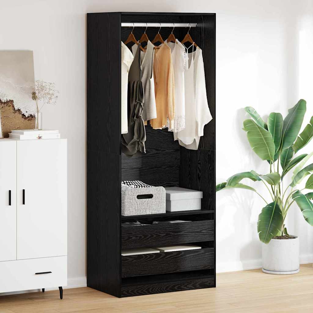 Zwart Eiken Kledingkast Copenhagen - Nordexa Home