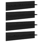 Wandplanken 4‑delig 80×11,5×18 cm – Bewerkt Hout | Nordexahome - Nordexa Home