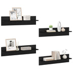 Wandplanken 4‑delig 80×11,5×18 cm – Bewerkt Hout | Nordexahome - Nordexa Home