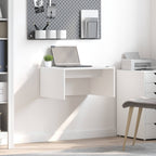 Wandbureau Artisan Eiken Bewerkt Hout - Nordexa Home