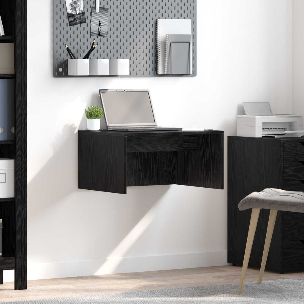 Wandbureau Artisan Eiken Bewerkt Hout - Nordexa Home