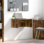 Wandbureau Artisan Eiken Bewerkt Hout - Nordexa Home