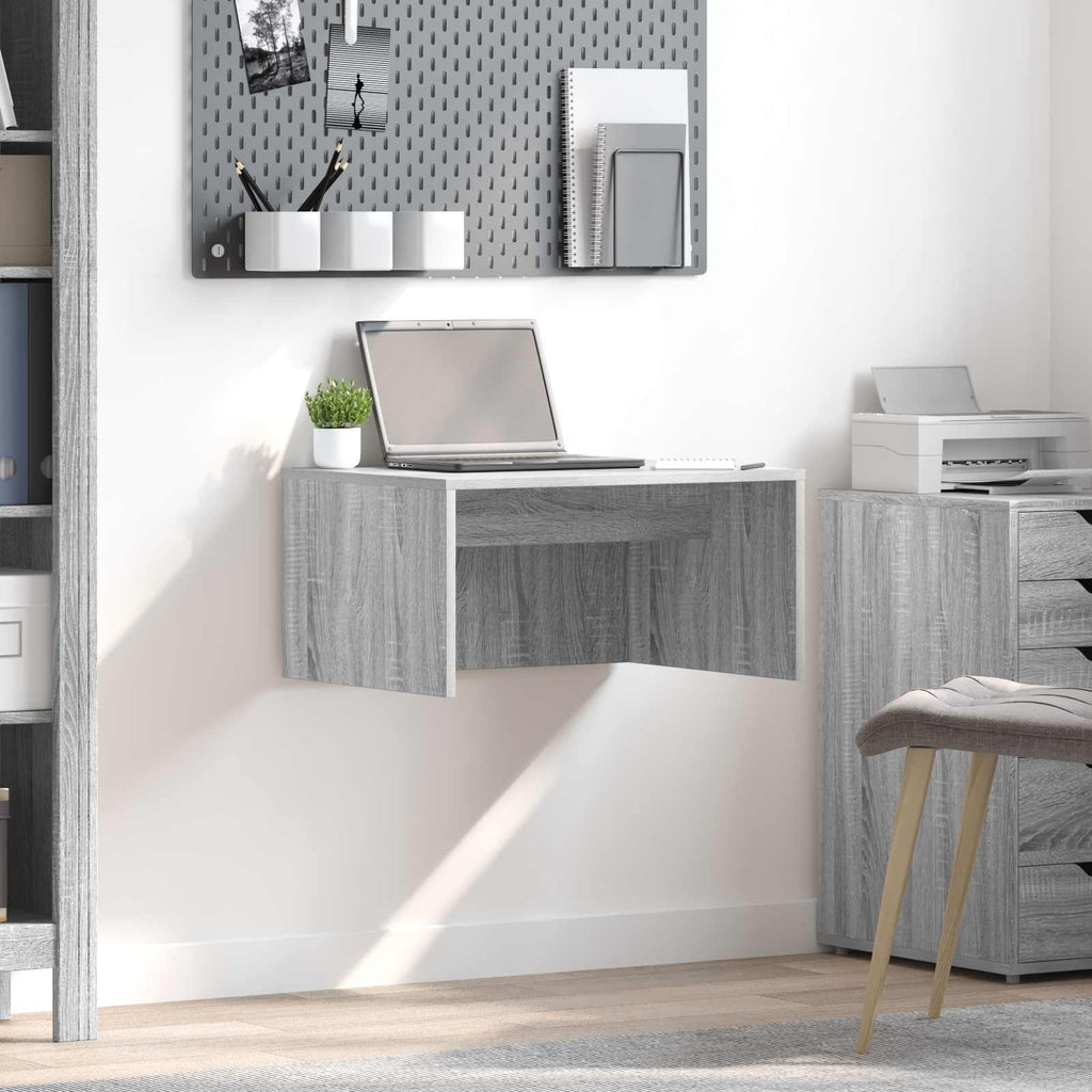 Wandbureau Artisan Eiken Bewerkt Hout - Nordexa Home