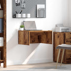 Wandbureau Artisan Eiken Bewerkt Hout - Nordexa Home