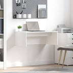 Wandbureau Artisan Eiken Bewerkt Hout - Nordexa Home